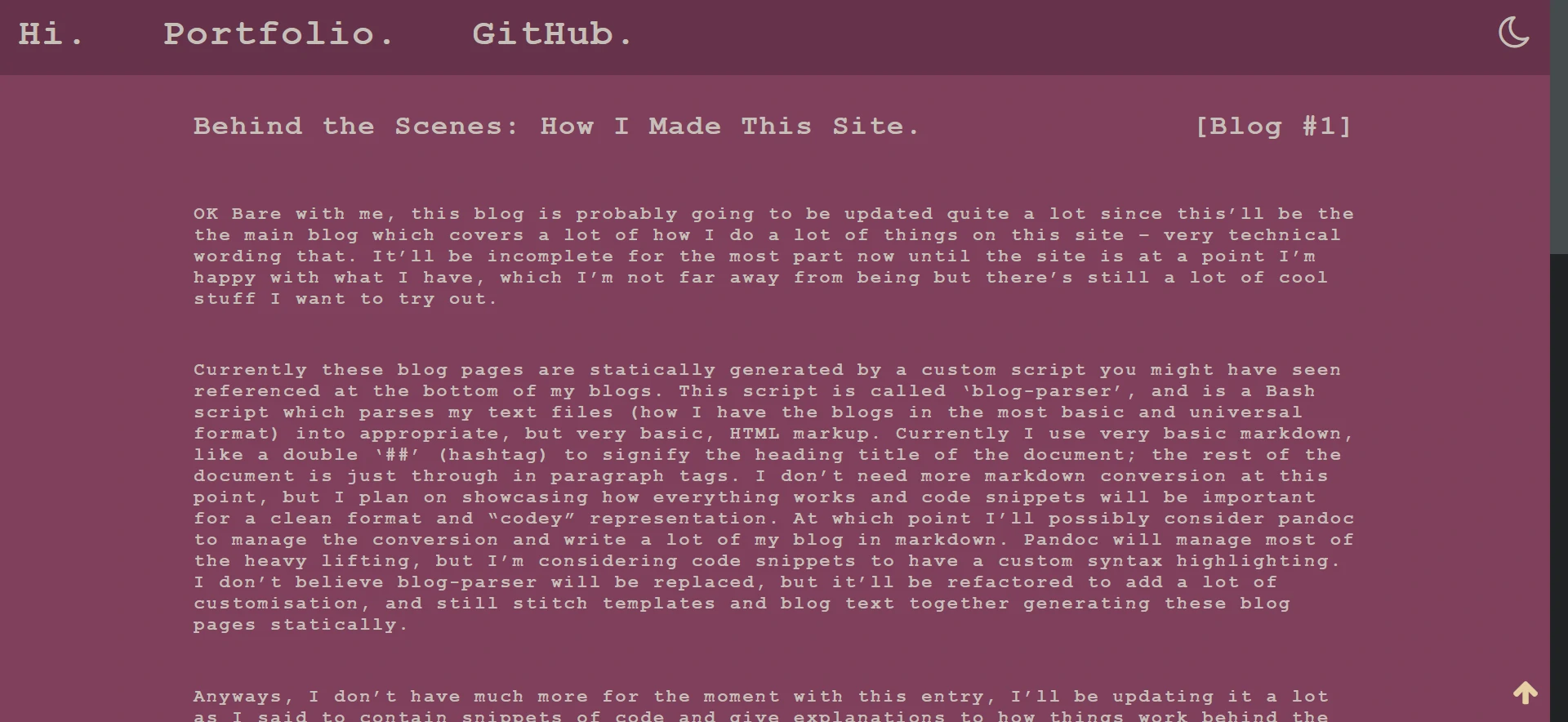 TheOnePath - Old Homepage