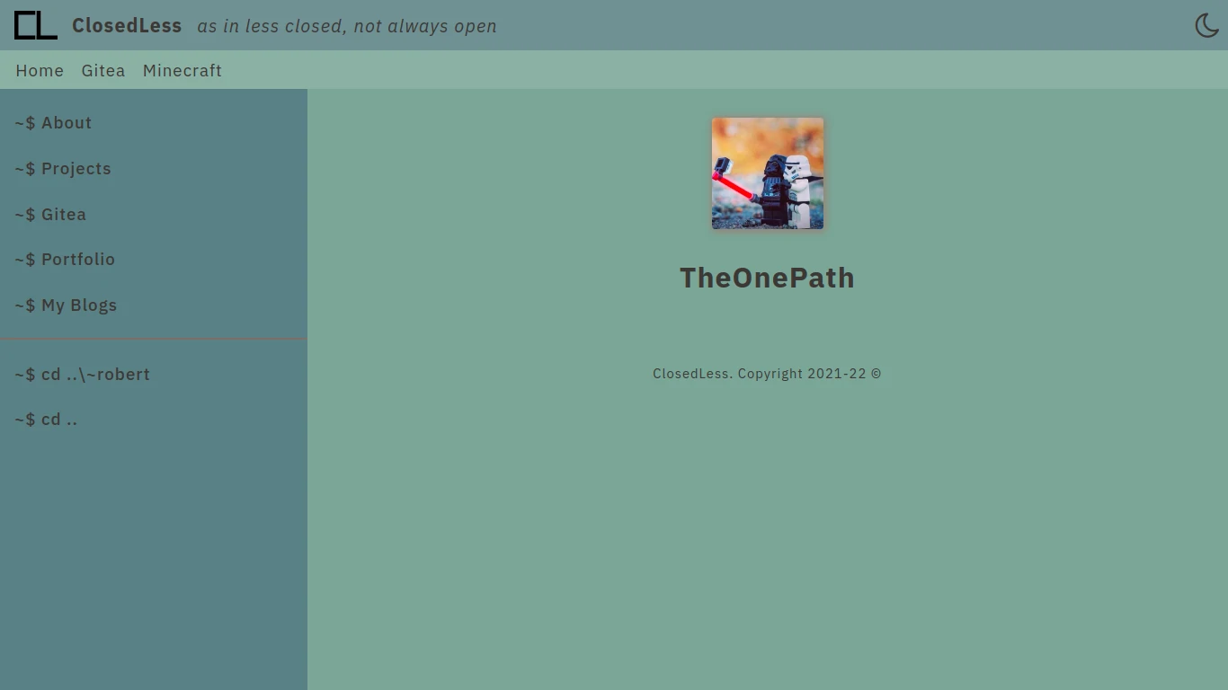 TheOnePath - Old Homepage